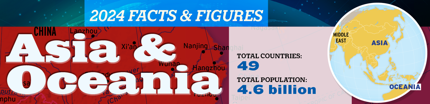 Text, "2024 Facts & Figures Asia & Oceania"