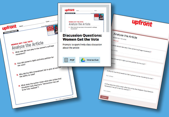 Spread of Upfront skills sheets